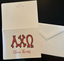 Personalized Sorority Notecards