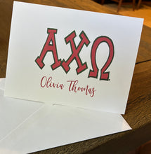 Personalized Sorority Notecards
