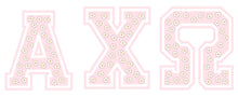 Mock Turtleneck Sweatshirt Floral Letters