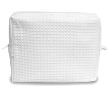 Waffle Weave Cosmetic Bag