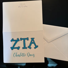 Personalized Sorority Notecards