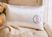 Embroidered Sorority Satin Pillowcase