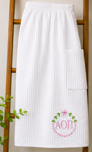 Embroidered Sorority Waffle Spa Towel Wrap