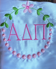 Embroidered Sorority Satin Pillowcase