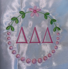 Embroidered Sorority Satin Pillowcase
