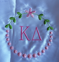 Embroidered Sorority Satin Pillowcase
