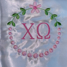 Embroidered Sorority Satin Pillowcase
