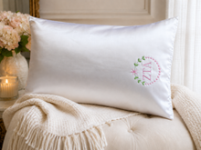 Embroidered Sorority Satin Pillowcase