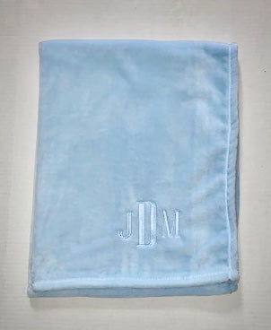 Classic Blue Baby Blanket